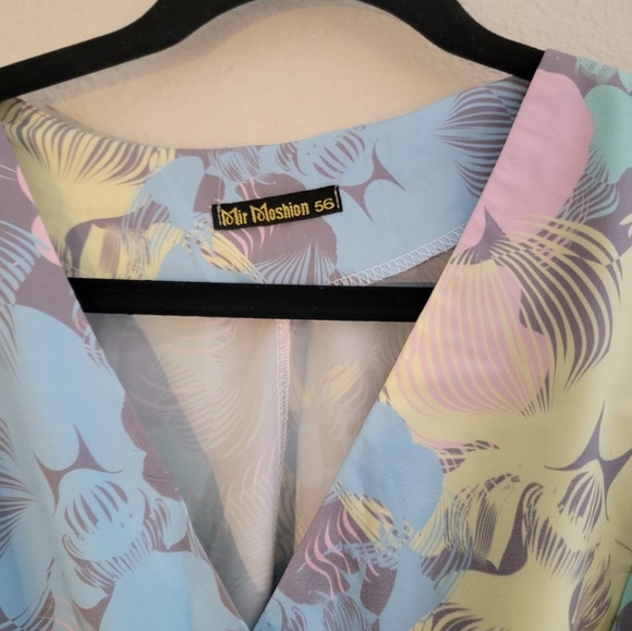 Easter Maxi Dress Size 1X - Picture 6 of 7